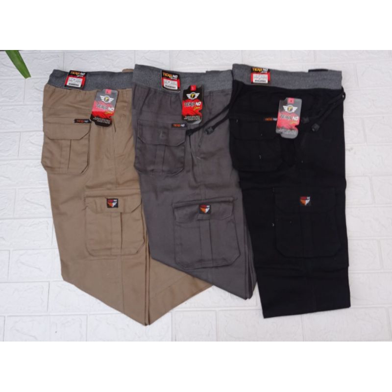 Celana panjang pria chino pdl TEXANO cargo panjang cowok santai polos