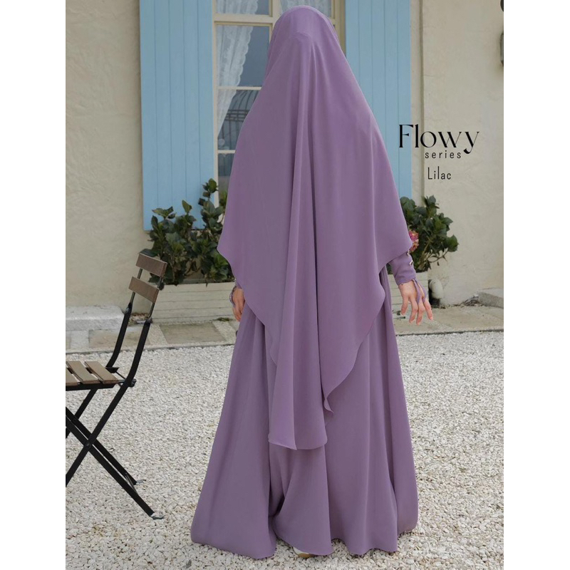 Ariella Syari Gamis Set Khimar Premium | Gamis Haji dan Umroh | Gamis Abaya Cadar | French Khimar