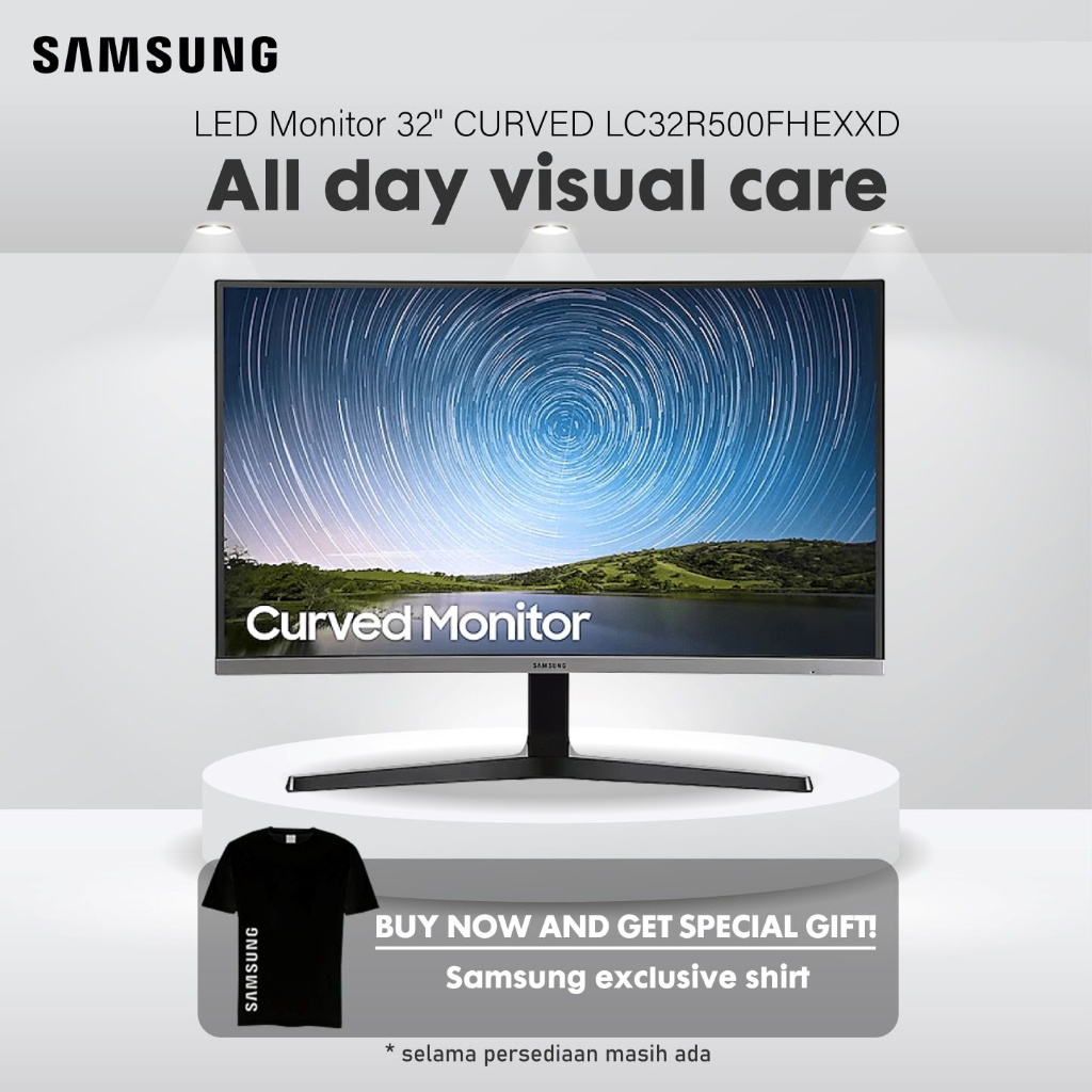 Monitor Samsung 32&quot; Inch FHD LED Curved C32R500 LC32R500FHUXEN 32r500