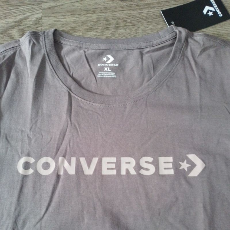 kaos converse  Con Puff Logo LS Tee