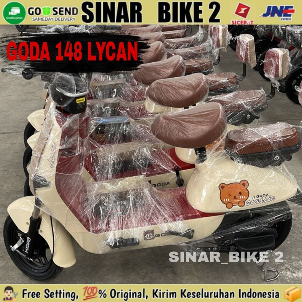 Sepeda Listrik Goda 148 LYCAN Electric Bike 500 Watt