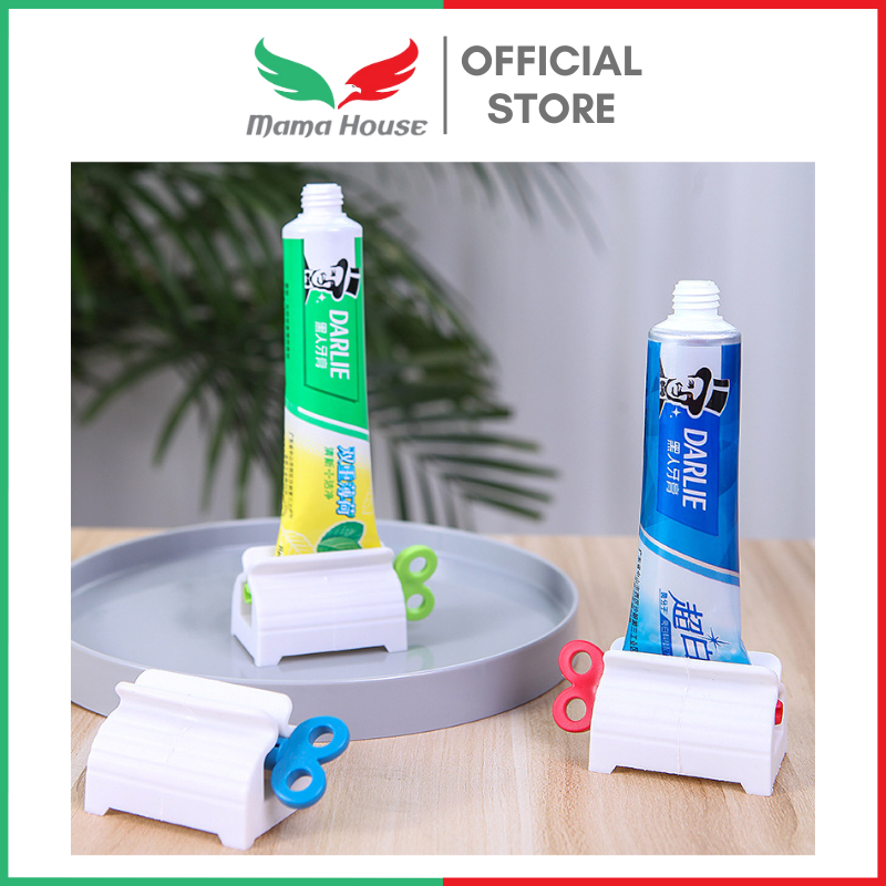 [MH] Dispenser Pasta Gigi Roll Putar Manual Penjepit Odol Roll Tube ABS