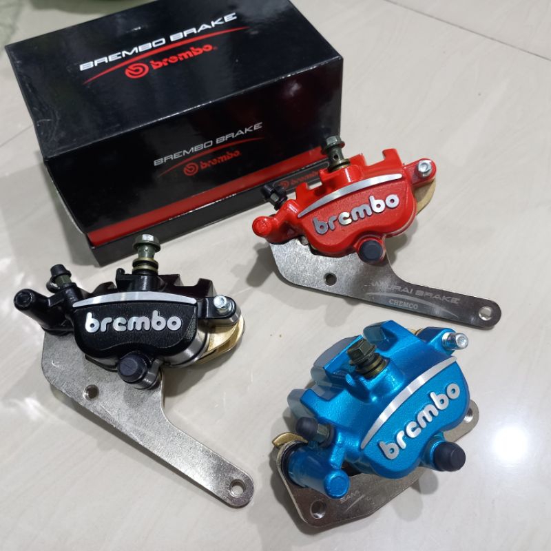 Kaliper Brembo Kiri 2 Piston model samurai Chemco 2P pnp All Beat Vario 125 150 Beat Karbu Injeksi pgm fi