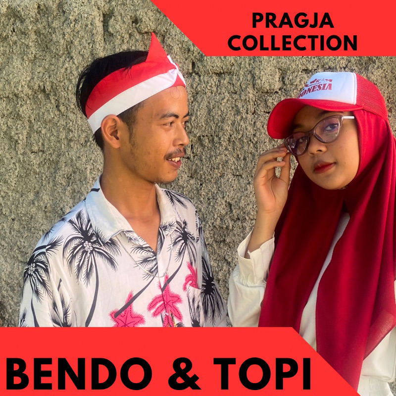 Ikat kepala merah putih bendo merah putih