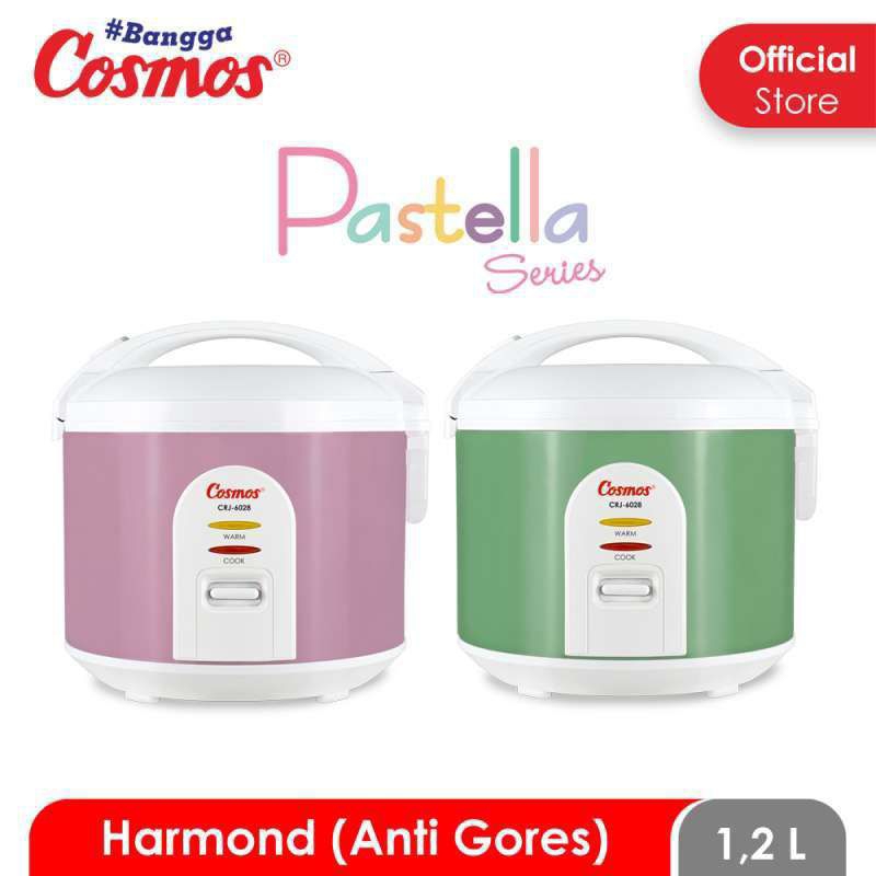 COSMOS CRJ-6028 Series Magic Com Rice Cooker Harmond 1.2 Liter (Anti Gores)