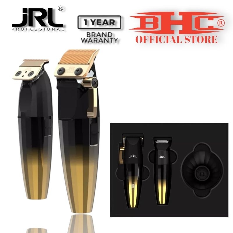 JRL Combo Kit 2020C &amp; 2020T Hair Clipper Dan Trimmer Mesin Cukur Rambut USA Branded Original