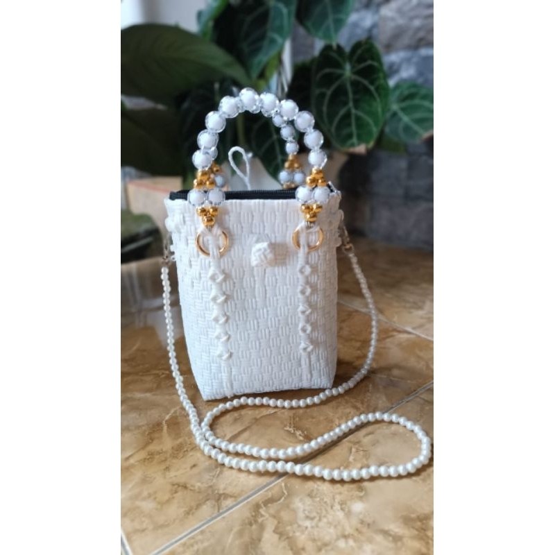 Tas HP slempang jali premium Resleting/Tas wanita cantik kekinian Sultan