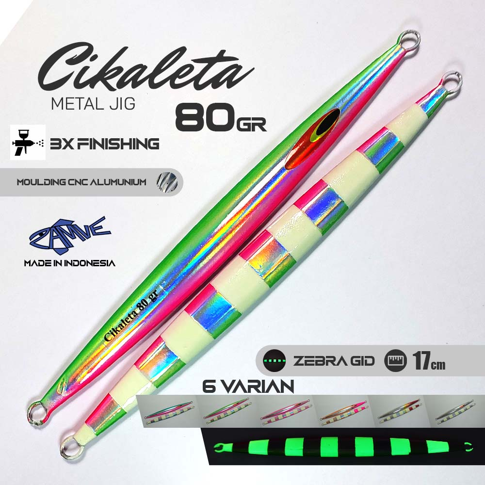 Metal Jig Zamve Cikaleta 80Gr Metal Jig 80Gr Metal Jig 80Gram