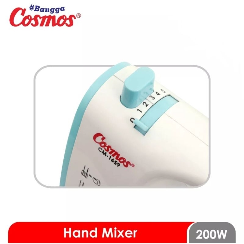 Cosmos Hand Mixer CM 1659 Cosmix New generation Garansi Resmi