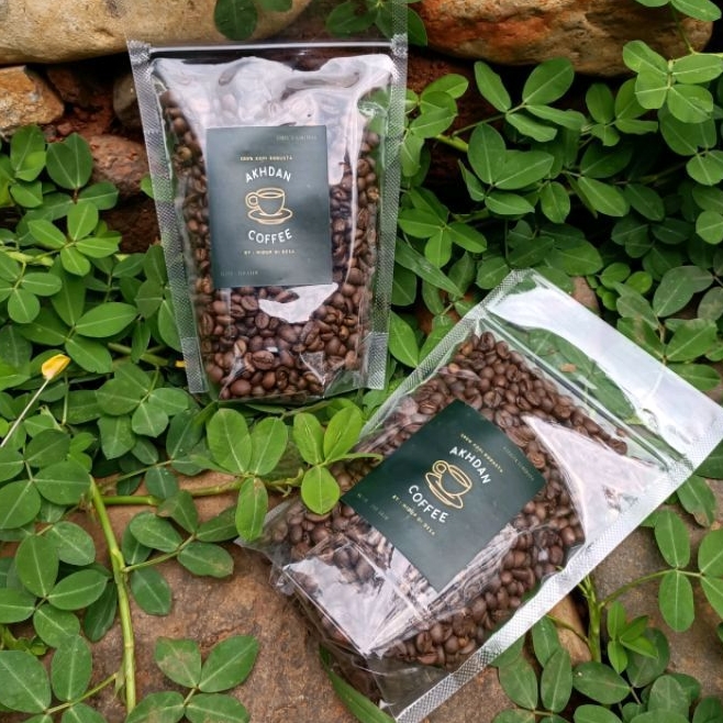 

Roast Bean Kopi Robusta 200 gram - Biji Kopi Robusta Akhdan Coffee