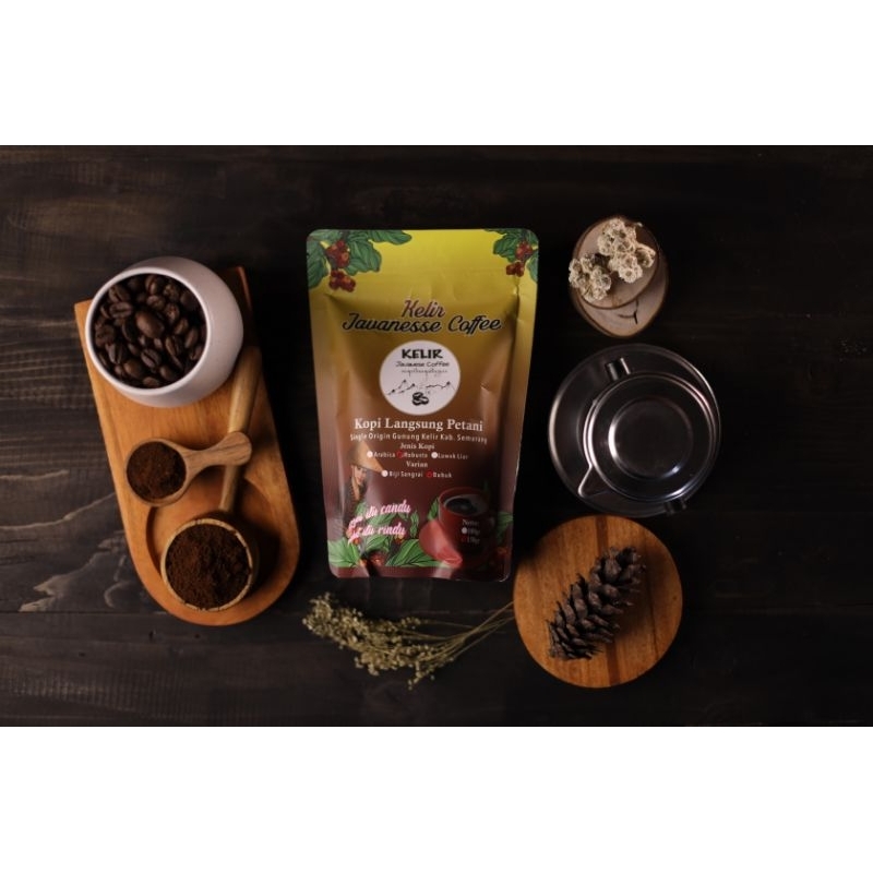 

Kopi Arabika Kelir 150gr Kelir Javanese Coffee Varietas Andungsari