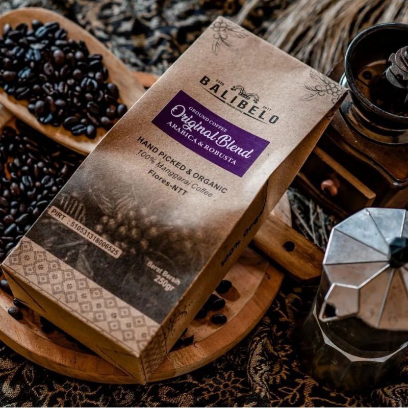 

Kopi Balibelo Bubuk Original Blend 250 gr Oleh oleh Labuan Bajo NTT