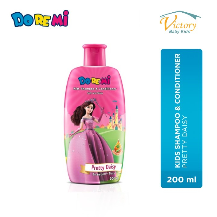 Doremi Kids Shampoo Conditioner Anak Princess Daisy Soft &amp; Shiny 200ml