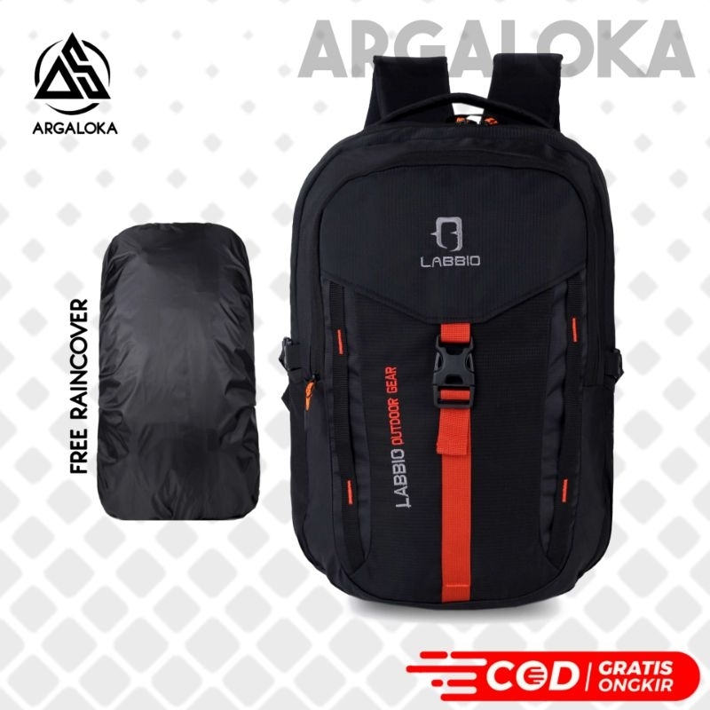 ARGL Tas Ransel Pria Tas Punggung Backpack Sekolah Kerja Kuliah Cowok LABBIO Outdoor Original