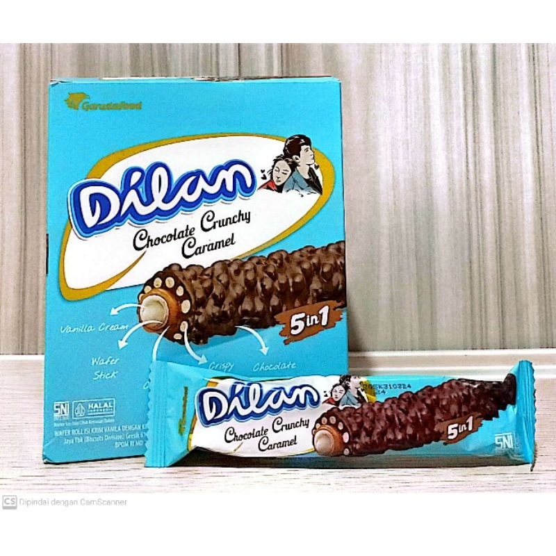 

DILAN CHOCOLATE CRUNCHY CARAMEL 5 in 1 isi 12pcs