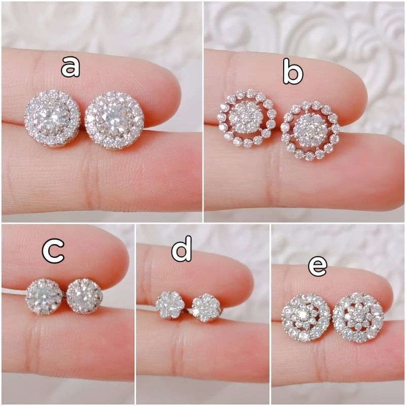 Anting Giwang Titanium Vanesa Permata Anti Karat Anting Xupblink Jewelry