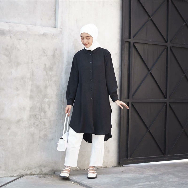 TUNIK AMANDA CRINKLE / TUNIK WANITA JUMBO / TUNIK WANITA TERBARU