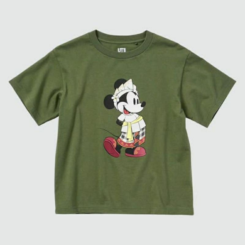 UNIQLO UT T-shirt MFA Mickey Disney Kaos Pria wanita Jastip r,batboy