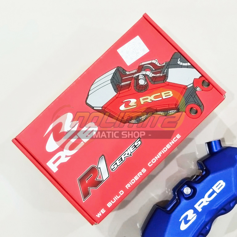 Kaliper RCB Racing Boy R1 Series 4 Piston Kanan NMAX XMAX Aerox 155 Lexi