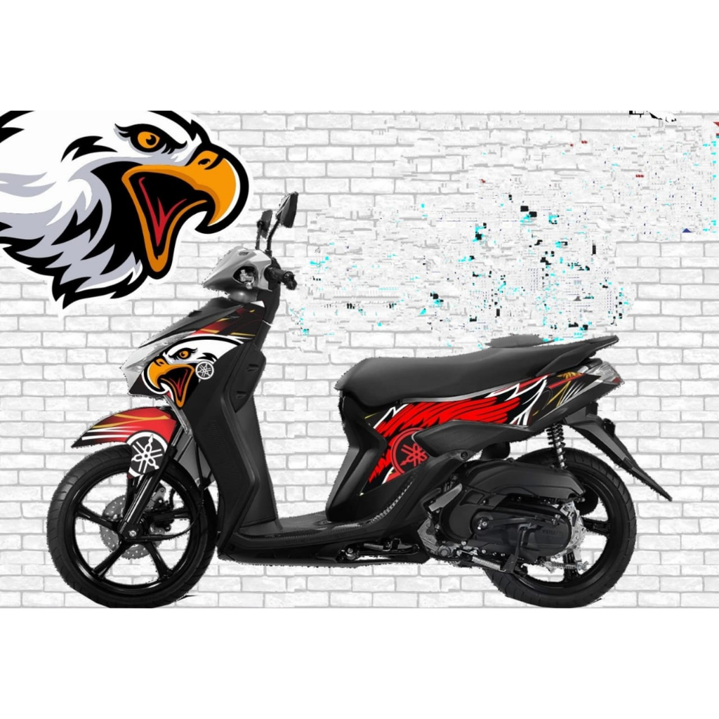 STRIPING VARIASI YAMAHA GEAR 125/DECAL STIKER YAMAHA GEAR 125