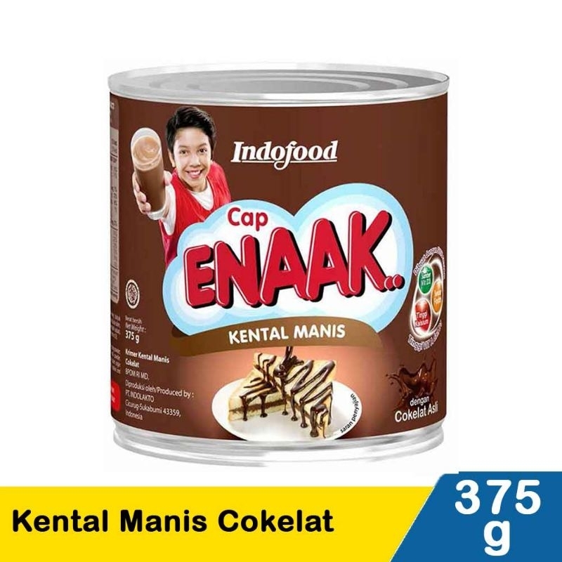 

Cap Enaak Kental Manis Coklat 375G