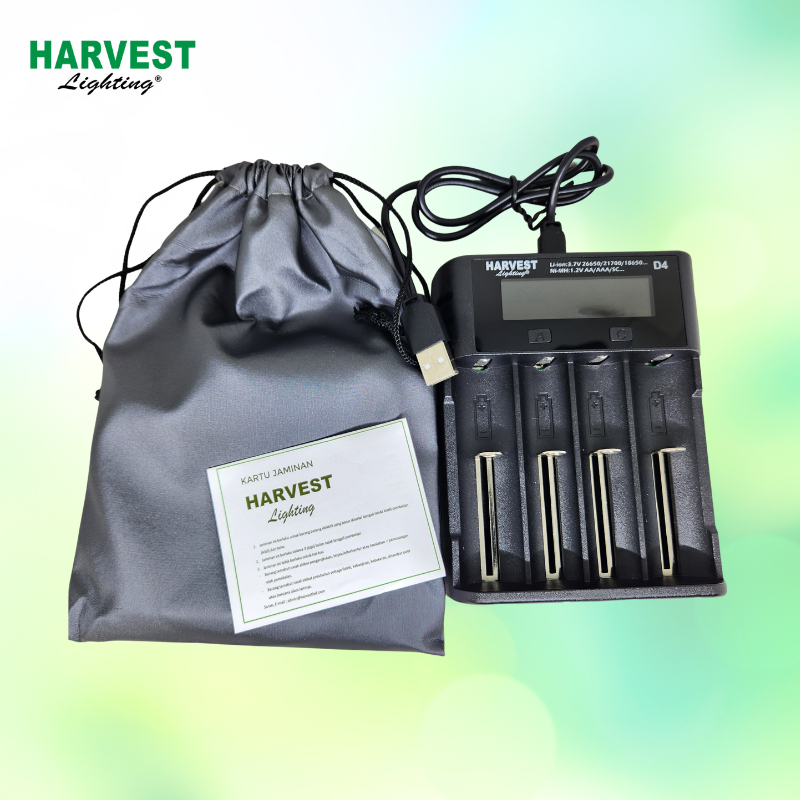 Smart Battery Charger Harvest Lighting Baterai Fast Charging LCD Display Lithium Ion 18650 21700 26650 NiMH NiCD AAA AA