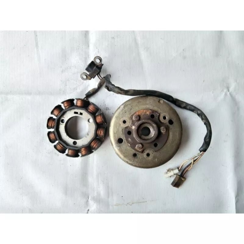set spul jalan+magnet Motor Yamaha Mio sporty Mio Smile ,Mio soul Fino Karbu 5TL Copotan Original