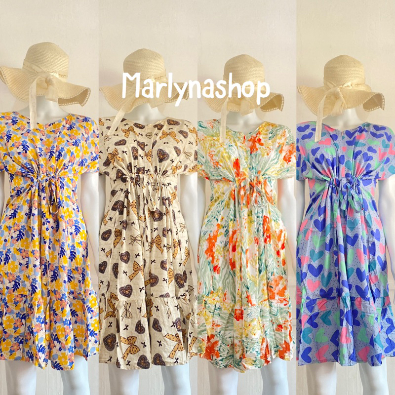 Daster ruffle serut / daster ruffle busui viral / daster serut rempel selutut