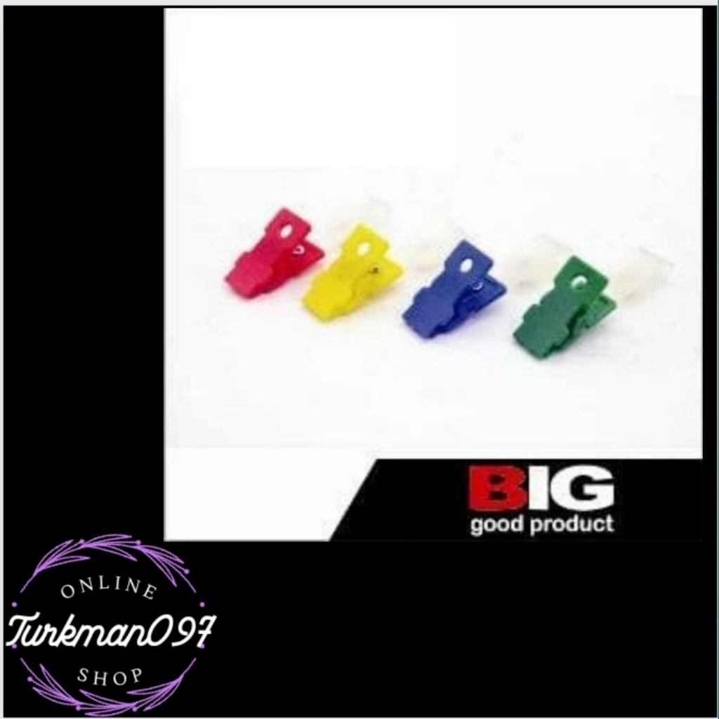 

jepitan plastik segi big untuk name tag id card warna kuning