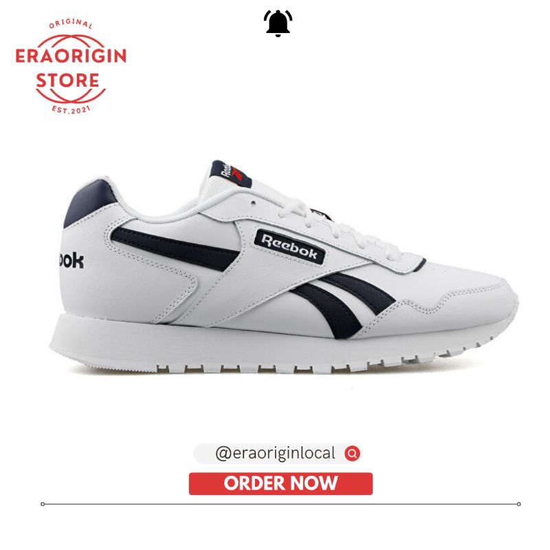 Sneakers Pria Reebok Classic Glide Cloud White Navy Original