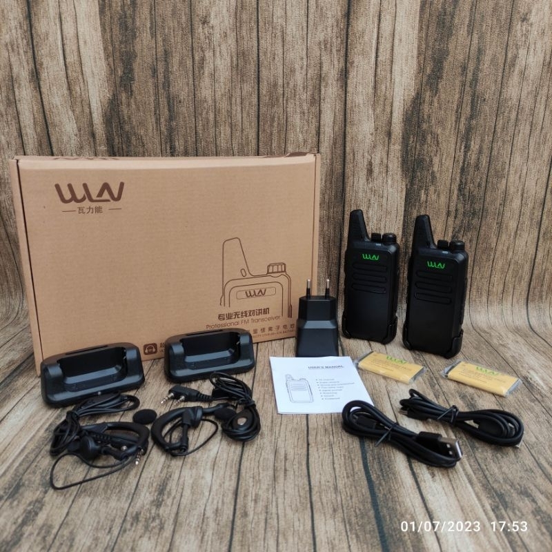 HT wlan HT Walkie Talkie handy Talky RADIO WLN KD-C1 isi 2 Unit  TERMURAH