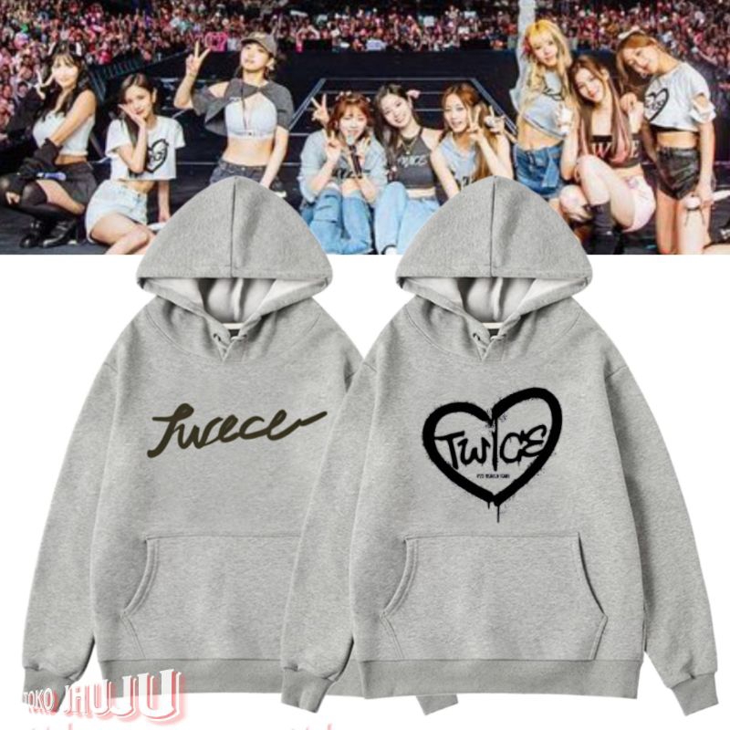 Hoodie Jumper Twice 5th Tour Ready To Be Sydney (sablon depan)