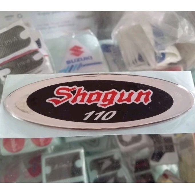 STIKER LOGO EMBLEM SUZUKI SHOGUN STICKER TIMBUL