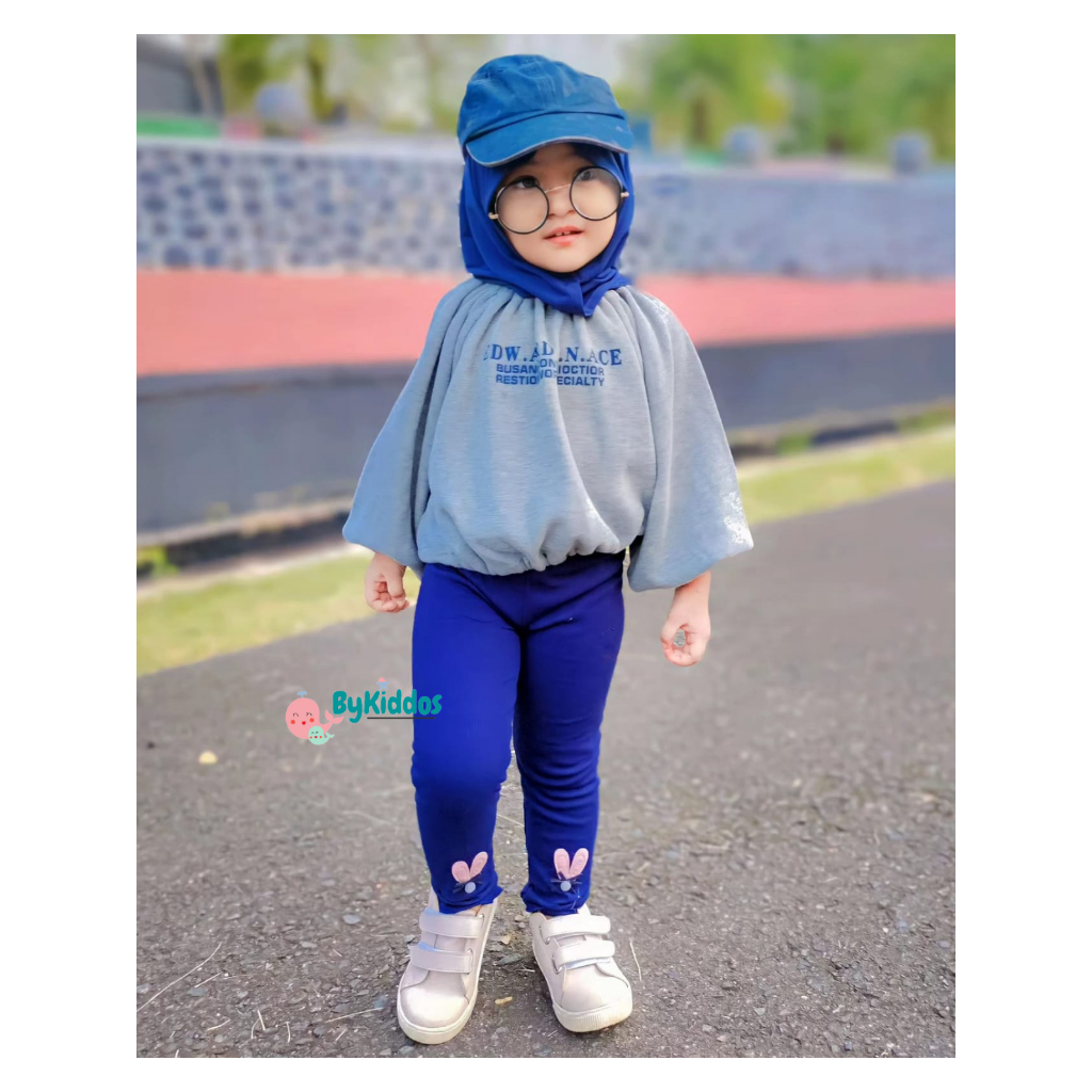 ByKiddos - Legging Anak Perempuan Motif Telinga Kelinci Import / Leging Bayi Import / Celana Panjang Anak Perempuan Impor