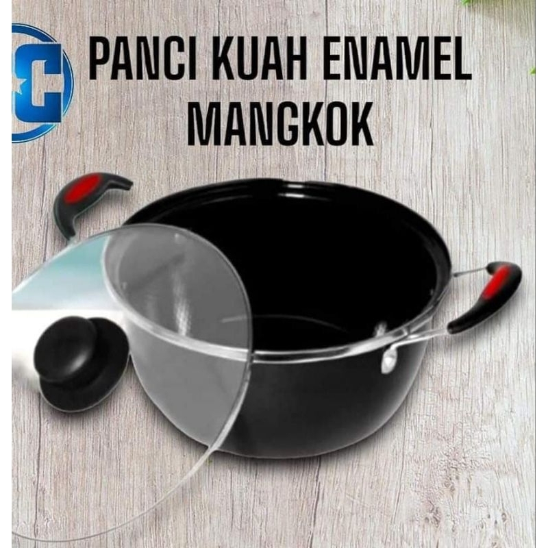 Panci kuah Enamel