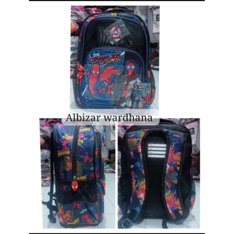 tas sekolah alto anak Spiderman terbaru tas cowok