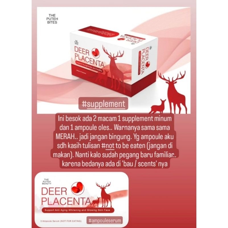 🇰🇷DEER PLACENTA ECERAN NO BOX