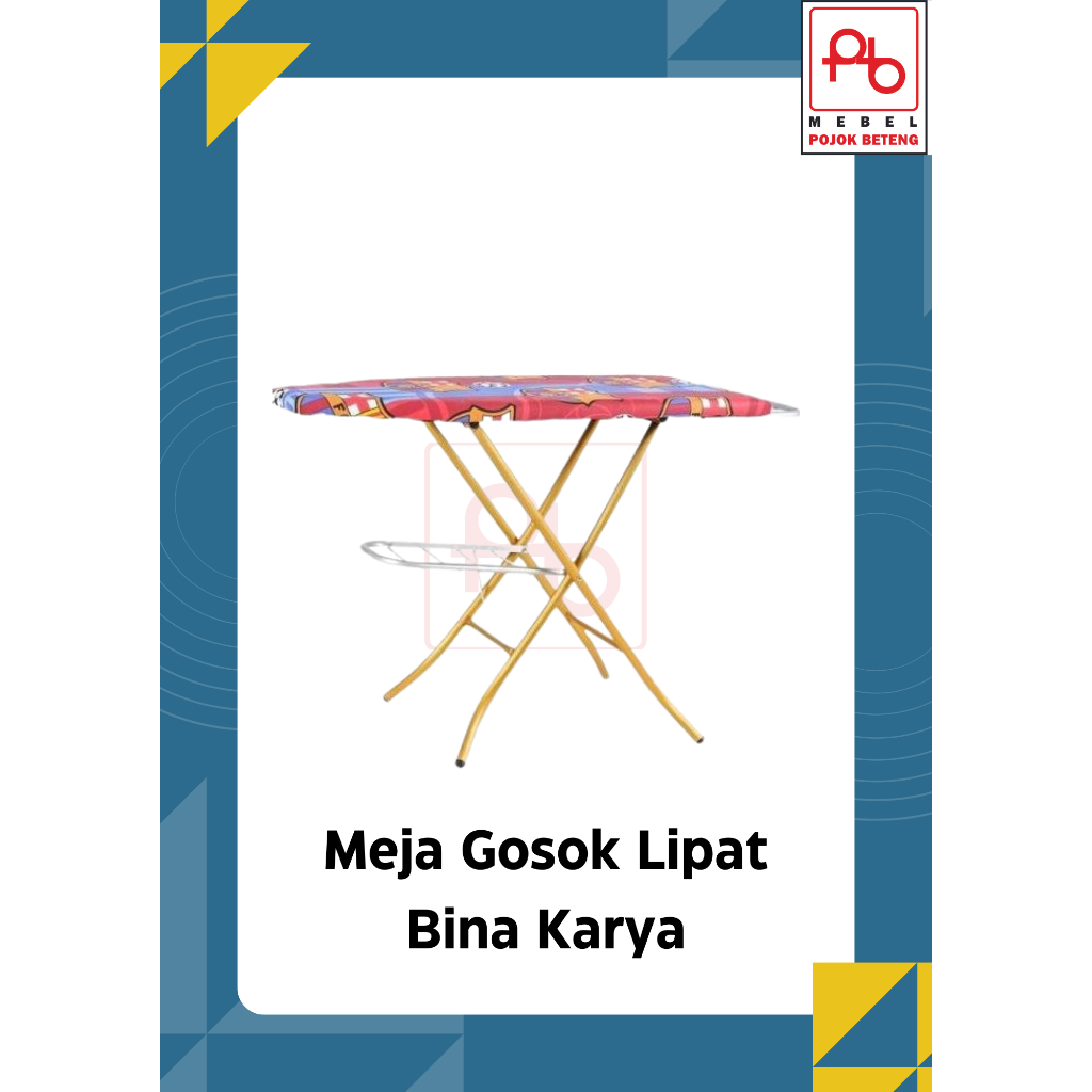 Meja Gosok Lipat Almunium Bina Karya Jogja