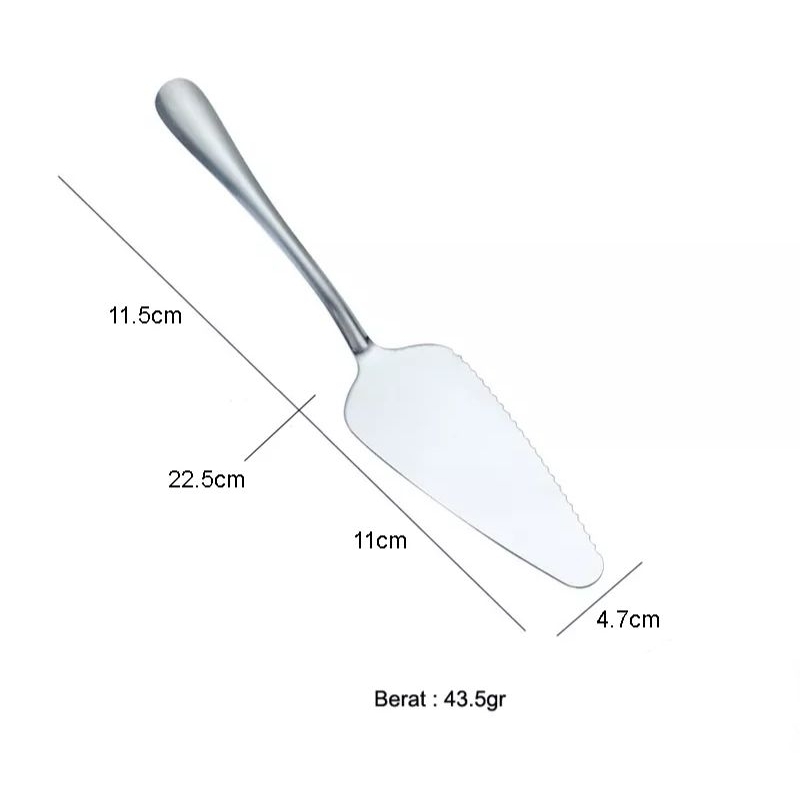 spatula pizza cake slicer spatula kue stainless