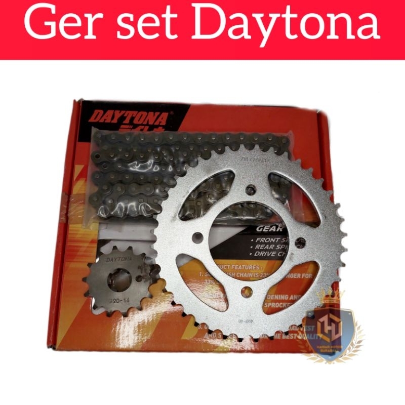 Gear set Daytona/ Ger set Satria Fu, Vixion Old, Jupiter Z New