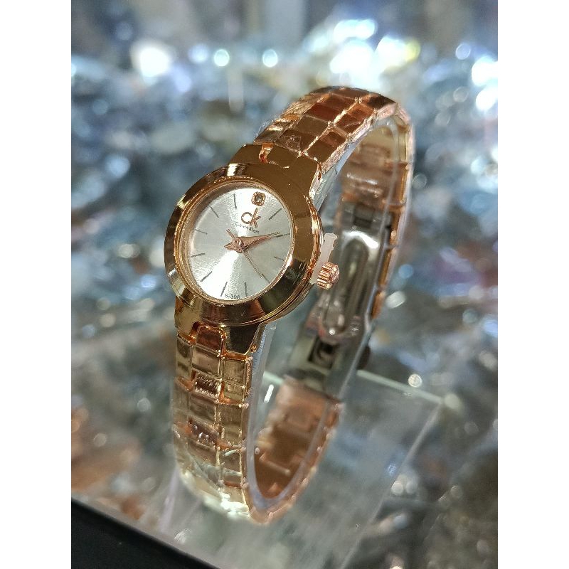 JAM TANGAN WANITA ANALOG RANTAI ROSEGOLD