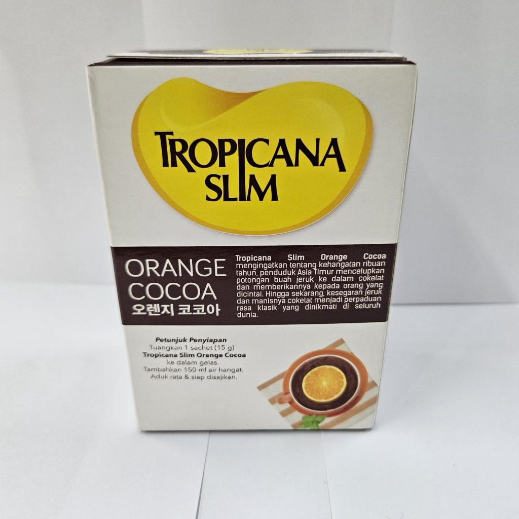 Tropicana Slim Bubuk Minuman Cokelat Rasa Jeruk 4x15 gram