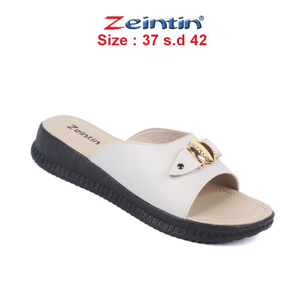 Zeintin - Sandal Wanita Jepit Casual Kulit Sintetis Original ZEINTIN HP