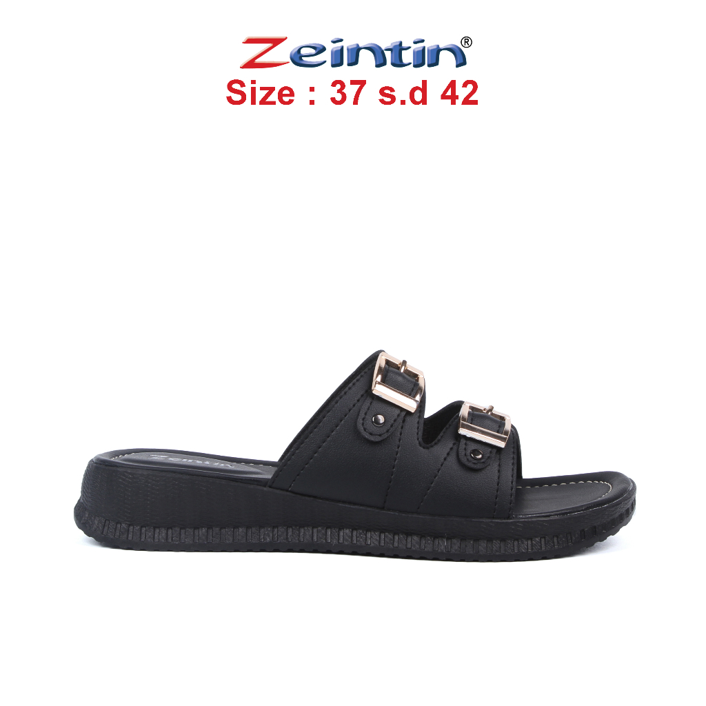 Zeintin - Sandal Wanita Kasual Selop wanita Sandal Perempuan Kulit Sintetis Asli ZEINTIN  HP