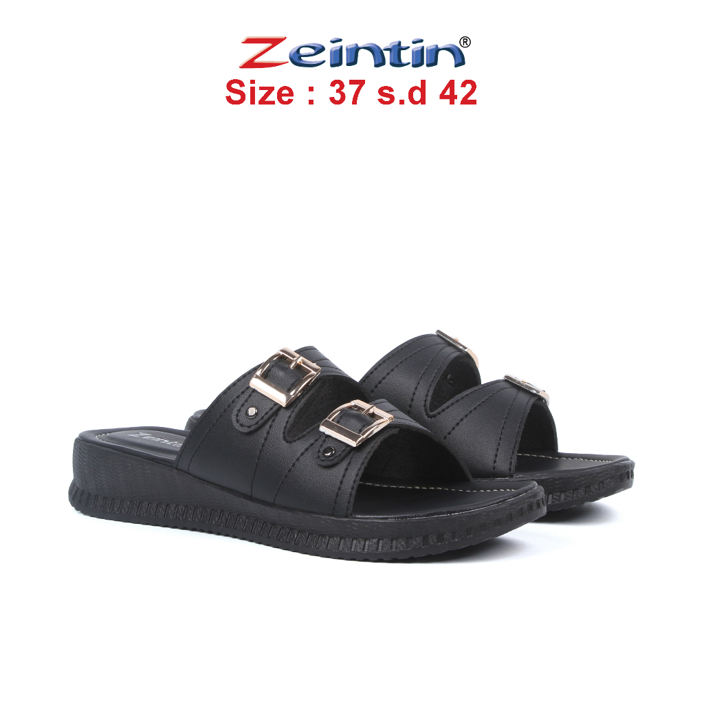 Zeintin - Sandal Wanita Kasual Selop wanita Sandal Perempuan Kulit Sintetis Asli ZEINTIN  HP