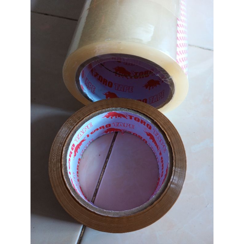 

lakban bening dan coklat