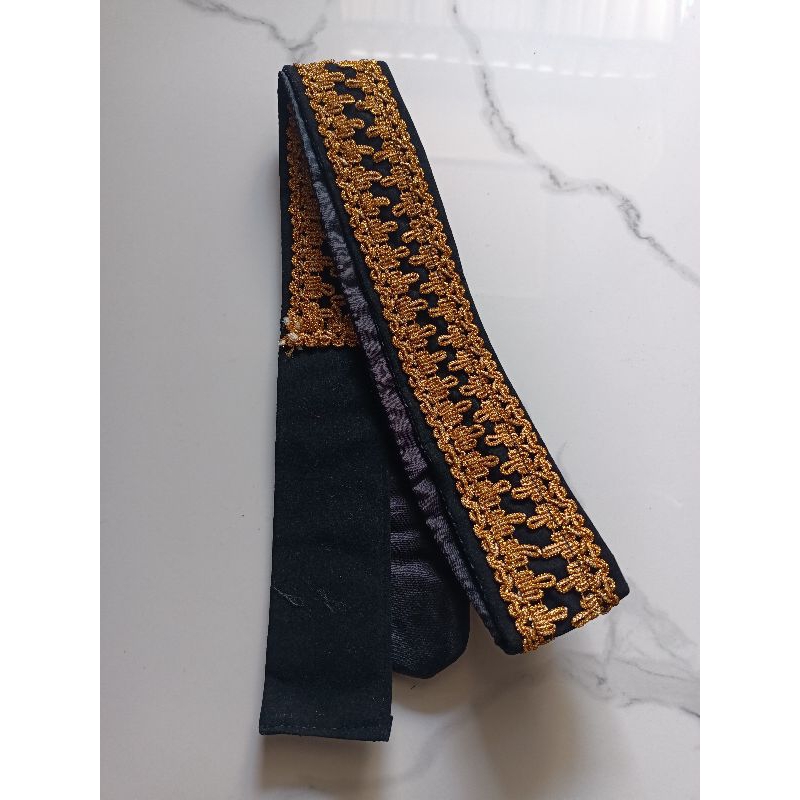 Sabuk bludru pria/ikat pinggang adat tradisional