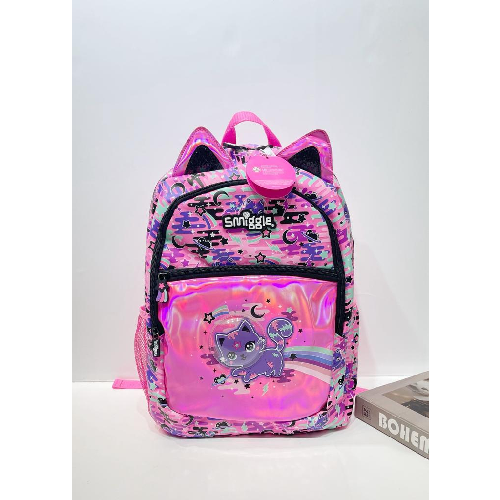 Tas Ransel Anak Smigg-le Kitty Away Pink Backpack - SGL 100019#