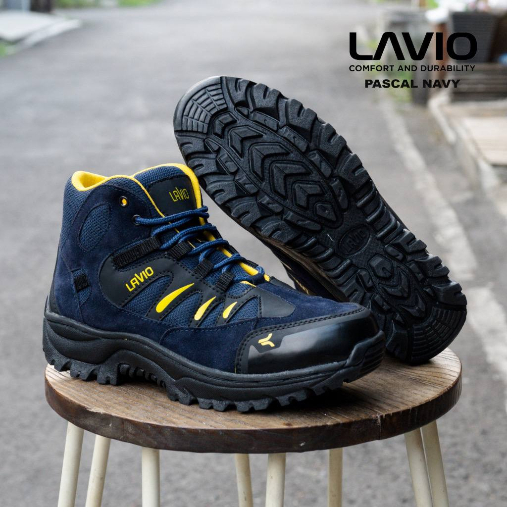 Sepatu Safety Boot Hiking outdoor Lavio Sepatu Pria Safety Boots High Premium Quality Pascal Booster Mood HaikingProyek Otdoor Touring