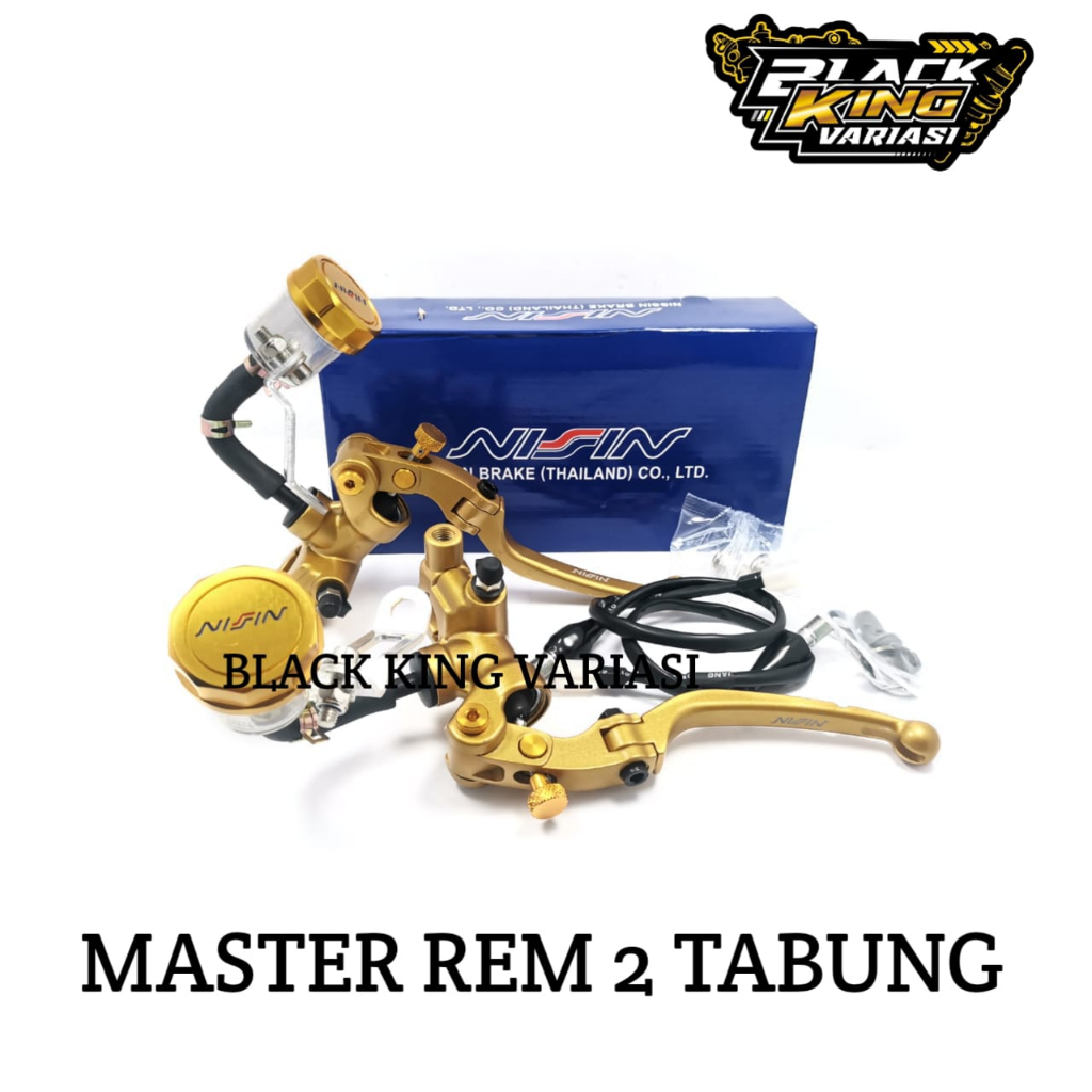 Master Rem 2 Tabung Full Cnc Full Warna Master Rem Corsa Full Gold Master Rem Motor Handle Motor Universal